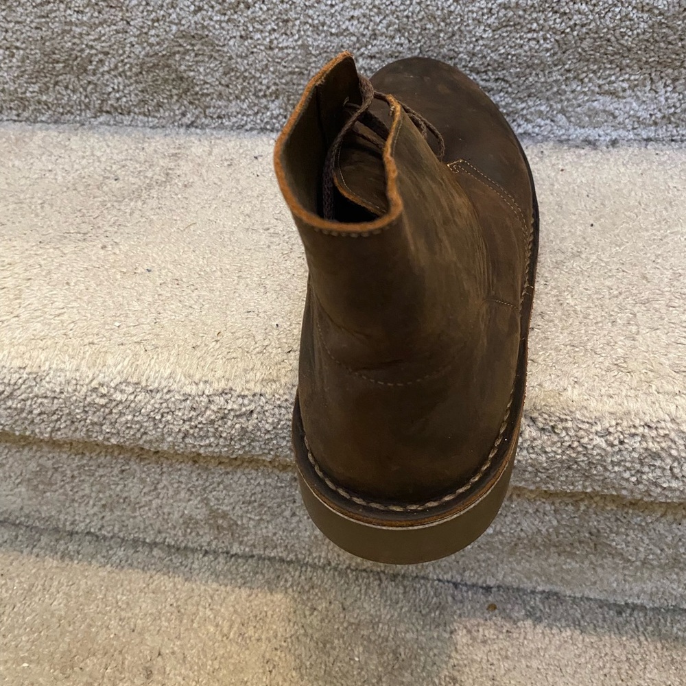 Clarks Men Bushacre Chukka Dark Brown Ankle Boots!!! - Picture 3 of 5